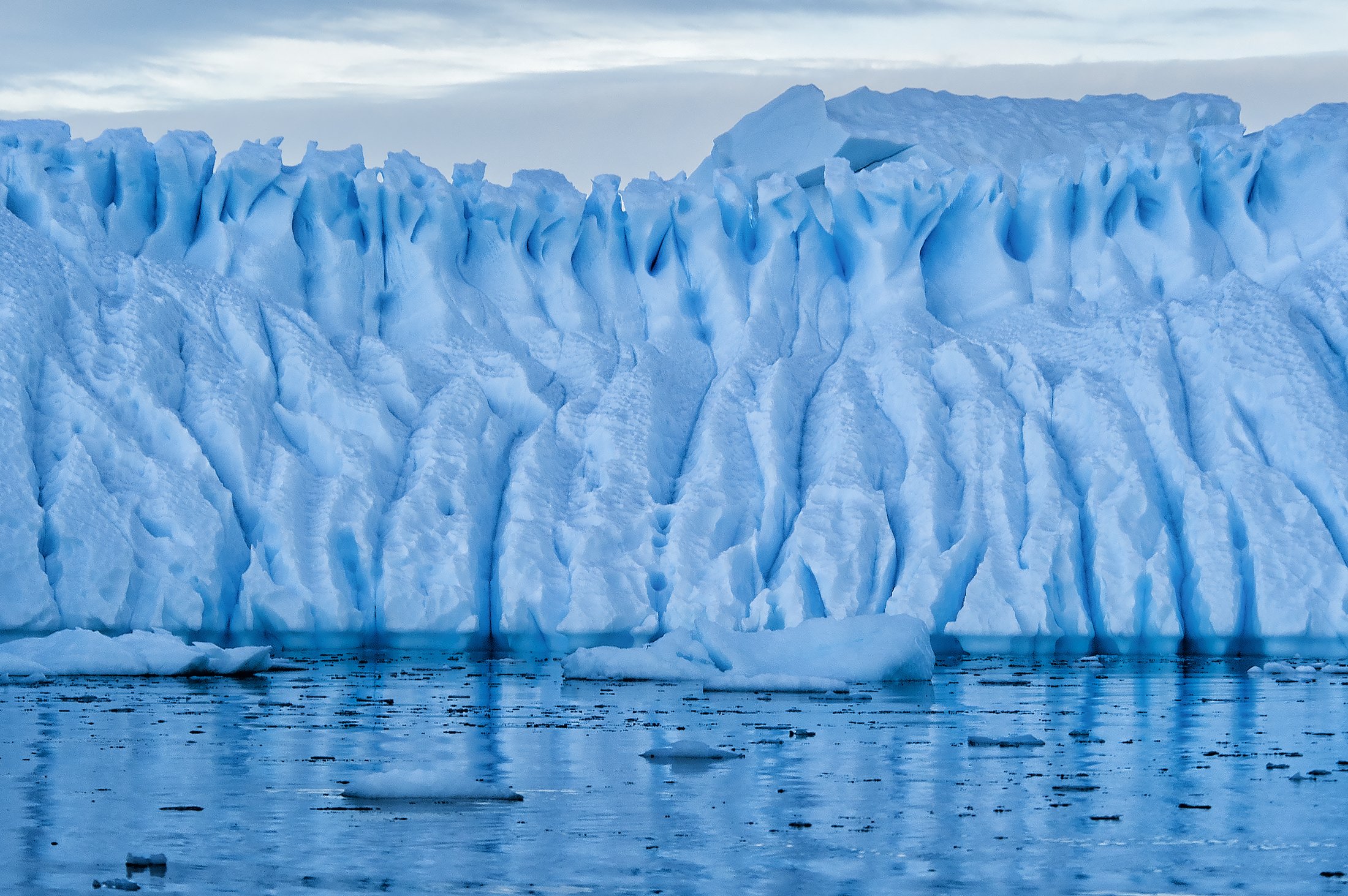 Sculpture de glace à la Baie de Pleneau